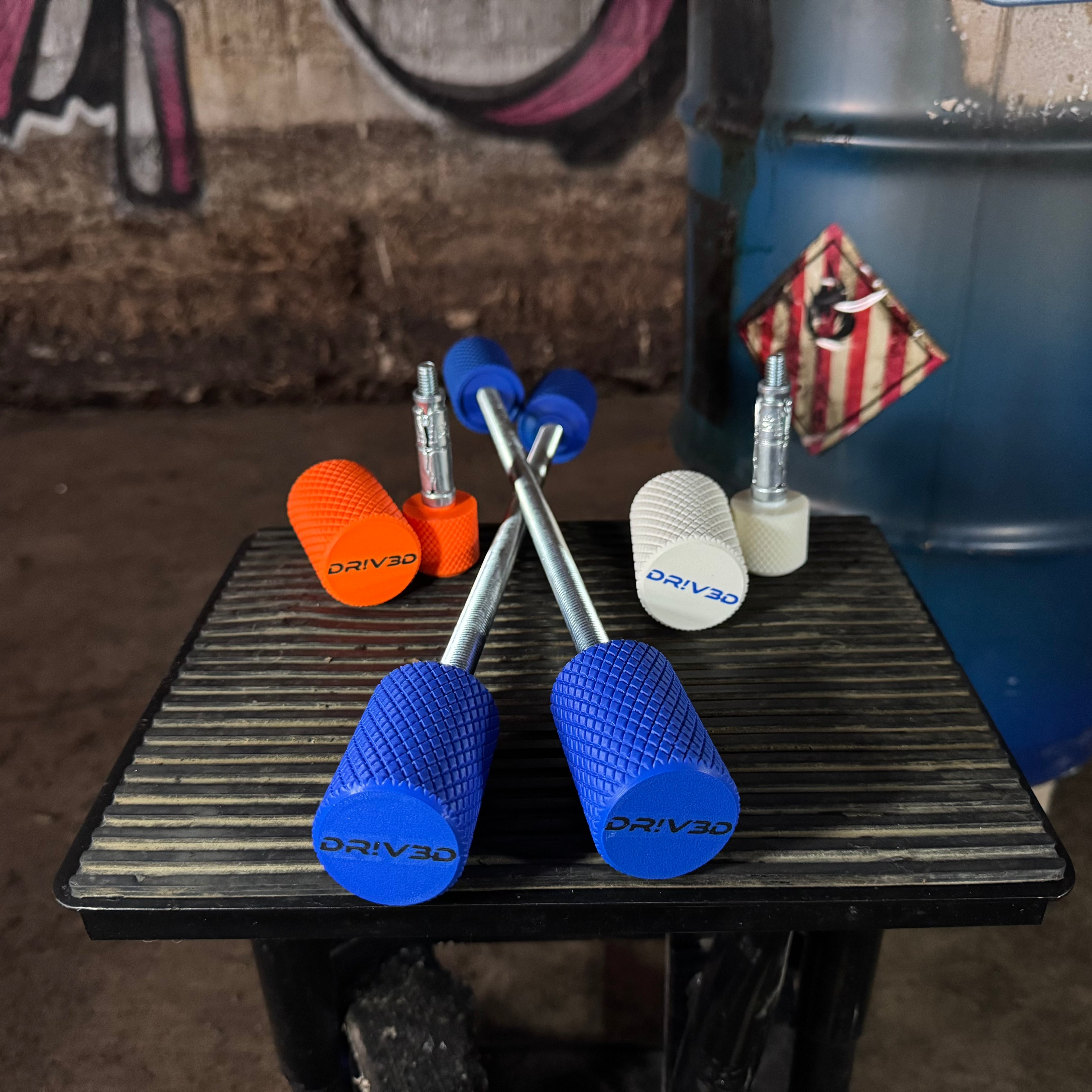 DRIV3D Ersatz Stuntpegs einzeln – Kompakte Axle Sliders (60 mm)