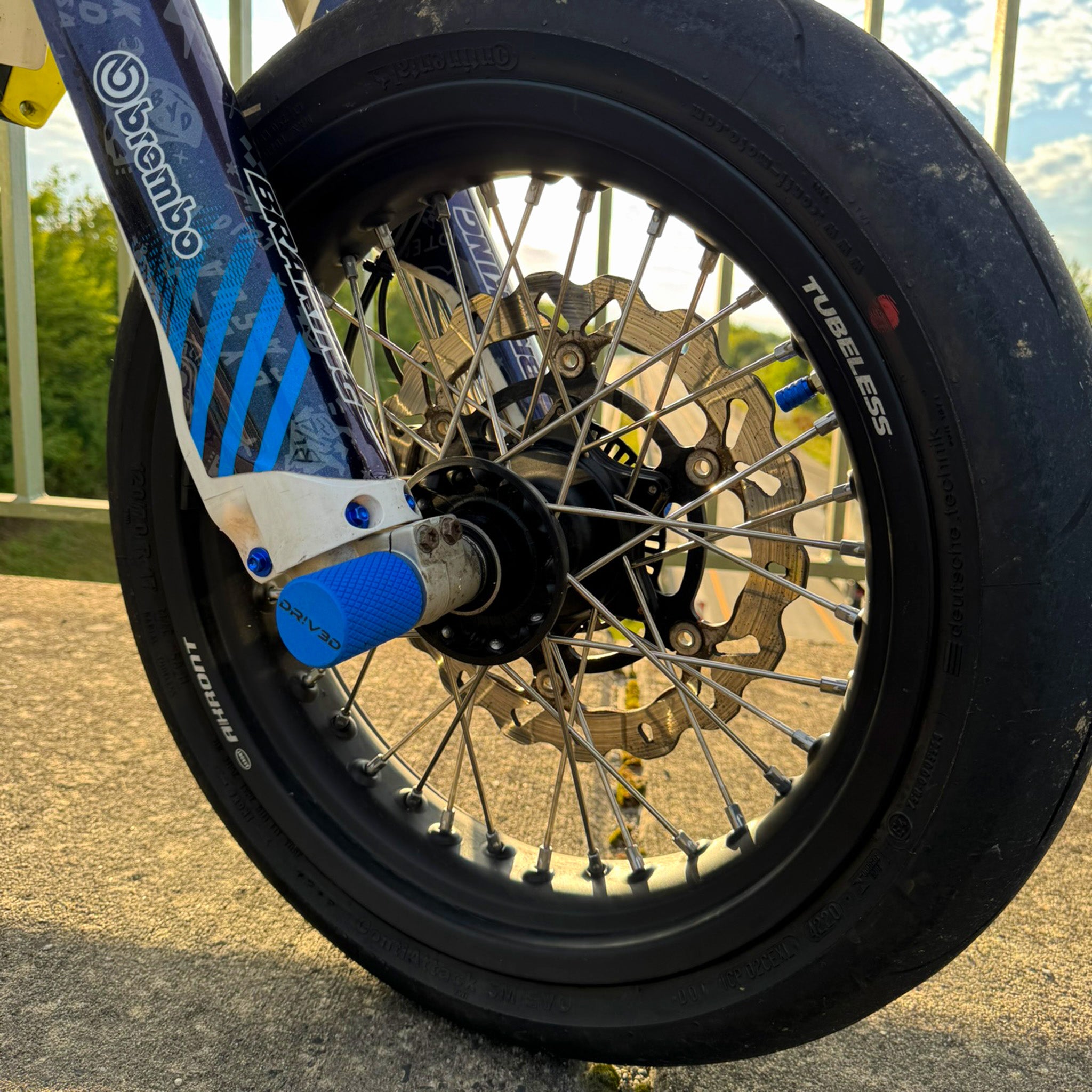 DRIV3D Ersatz Stuntpegs einzeln – Kompakte Axle Sliders (60 mm)