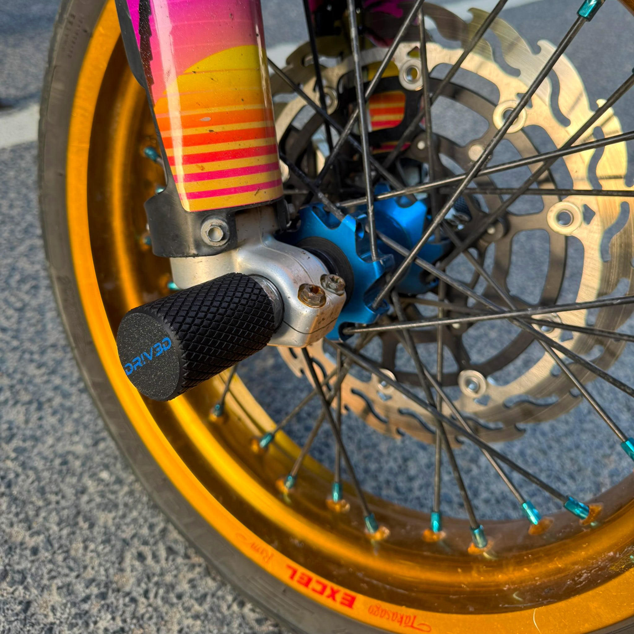 DRIV3D Ersatz Stuntpegs einzeln – Kompakte Axle Sliders (60 mm)